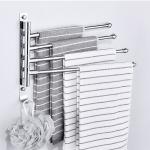 10KG Loading Stainless Steel Wall Mounted Towel Rack Five Storey for sale