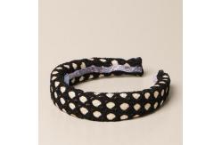 China Satin Silk Black Elastic Hair Bands Versatility supplier