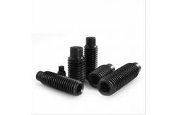 China M4 Alloy Steel Extended Tip Set Screws Black Oxide Machine Screws supplier