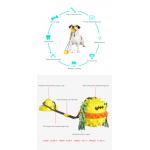 Slow Feeder Interactive Pet Toys Water Floating Dog Teeth Brushing Toy