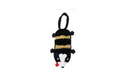 China High Playability Fox Skunk Voice Corduroy Dog Pet Plush Toys supplier