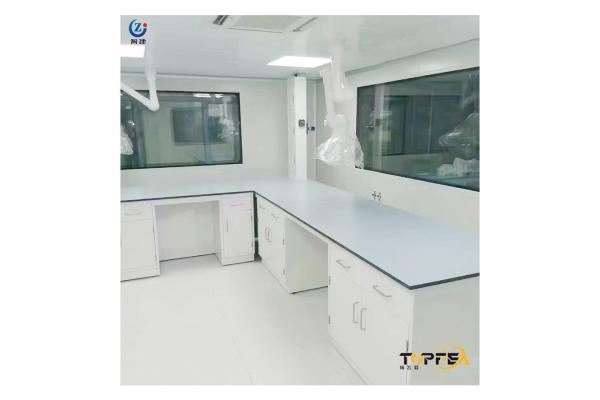 Acid Resistant Laboratory Ceramic Worktop , Flat Edge Lab Bench Countertop