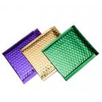 Colorful Metallic Glamour Bubble Mailers , Metallic Shipping Envelopes Tear Resistant for sale