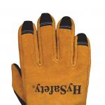 High Heat Resistance Firefighter Work Gloves 3D Shape Wristlet Cuff NFPA 1971 for sale