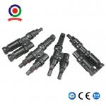 IP67 Solar PV Panel Parallel T Branch Connector With PPO Insulation for sale