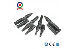 China IP67 Solar PV Panel Parallel T Branch Connector With PPO Insulation supplier