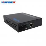China 10/100/1000M Fiber Optical Media Converter Simplex SM 1310nm/1550nm AC220V Power Cable Internal Power Supply for sale