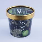 Printing 4oz Ice Cream Paper Cup With Lid 120ml Disposable Customized for sale