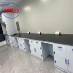 Modern Customizable Chemistry Lab Furniture  Price Hong Kong with Integrated Structure and Surface Treatment for sale