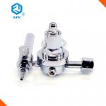 R190 Adjustable Pressure Regulator Brass Material One Gauge With Flow Meter for sale