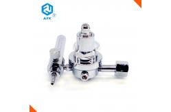 China R190 Adjustable Pressure Regulator Brass Material One Gauge With Flow Meter supplier