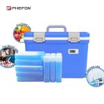 Temperature Display Medical Cooler Box with Blue Color and PP Outer Liner Material for sale