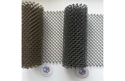 China ODM Coil Architectural Mesh Curtain Metal Panels For Hotel Space Divider supplier