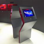 Attractive LCD Android Touch Screen Kiosk Monitor / Touch Screen Computer Kiosk for sale