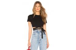 China 2019 Women Newest Design Black Knit Top Blouse supplier