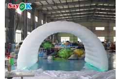 China Fire Proof Air Tight Event Inflatable Tunnel Tent With LED supplier