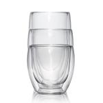 Clear High Borosilicate Double Insulated Glass Cups Mug In Bulk 250ml