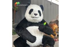 China Realistic Robotic Animals Animatronic Panda For Amusement Park supplier