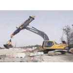 1600kg Mini Excavator Long Reach Attachment Clamshell Excavator Telescopic Boom for sale