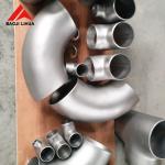 Long Radius Titanium Elbow 45 90 180 Degree Gr2 Gr7 Gr12 Welded Type for sale