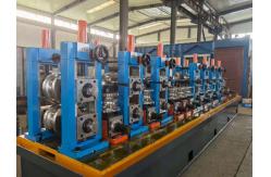 China HR Carbon Steel Tube Machine for Round Square Pipe 80m/min supplier