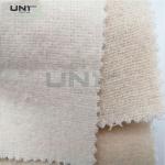 Woven Shrink Resistant Necktie Interlining Fusible Adhesive Wool Interlining for sale