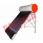 Flat Roof Thermosiphon Solar Water Heater Copper Pipe Anti Corrosion Material for sale