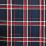 110-115gsm Yarn Dyed Fabric Red Black And Navy Color For Casual Shirts for sale