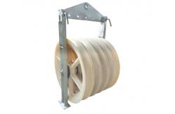 China Bundle Nylon Five Universal Stringing Block 822mm Diameter For Transmission Line supplier