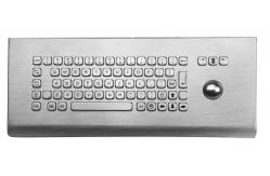 China IP65 vandal proof metal wall-mounted kiosk keyboard with optical trackball supplier