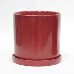 Customized Glossy Terracotta Ceramic Planters For Optimal Water Drainage for sale