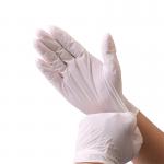 ISO 510K Certification Transparent Latex Gloves / Latex Exam Gloves Medium for sale
