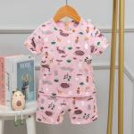 12 Months Childrens Summer Pyjamas / Mushroom Print Pyjamas 80cm Height 50cm Bust for sale