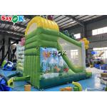 Insect Print Themed Inflatable Bounce Trampoline House With Slide