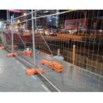 9.5ft X 6ft Temp Construction Fence Quality Control Material Support Tube Welded for sale