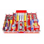 Ultraman Theme Park Inflatable Jumping Castle With Slides Obstacles for sale
