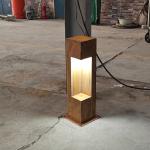 Customized Voltage LED Garden Bollard Lights Powered By Electricity Or Solar for sale