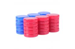 China Custom Pink Acrylic Backgammon Pieces Checkers Luxury Backgammon Board supplier