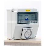 Flush Type Lighting Distribution Box Polycarbonate 3 Phase Distribution Board for sale