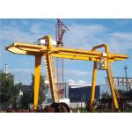 Heavy Duty Double Girder Door Frame Rail Gantry Crane Outdoor Industrial Type for sale