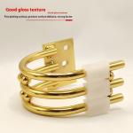 Luxury Gold Iron C-Shaped Metal Sofa Legs New Design Furniture Accessories