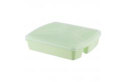 China 1280ml Reusable Bento Lunch Box 4 Compartments supplier