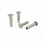 Non-Standard Custom Flat Head Semi-Hollow Rivet Stainless Steel Flower-Toothed Rivet With Various Specifications. for sale
