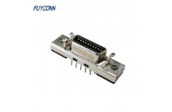 China 20pin SCSI Connector 180 Degree PCB Straight Mount Female Servo Connector supplier