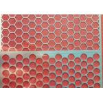 Powder Coating Black Aluminum Hexagonal Round Hole Speaker Grille Punching Metal Mesh for sale