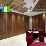Interior Temporary Sound Proof Partition Wooden Folding Door Partition For Classroom for sale