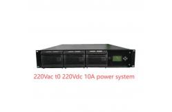 China 19 Inch Modular Rectifier System 220Vac To 220Vdc 10A Embedded DC Power System supplier
