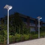 Highway Solar Street Light All In Two Aluminum Material for sale