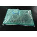 Strong Adhesive Clear Plastic Zipper Bubble Bags With Copperplate Printing for sale