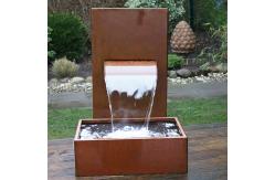 China Create Unique Outdoor Oasis Corten Steel Water Feature Customizable supplier